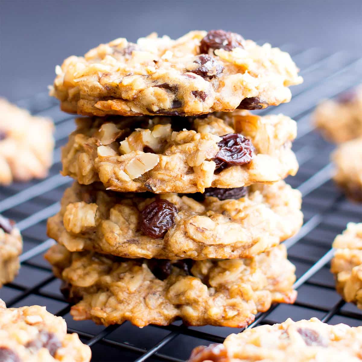 Minute Vegan Peanut Butter Banana Breakfast Cookies: Healthy & Easy